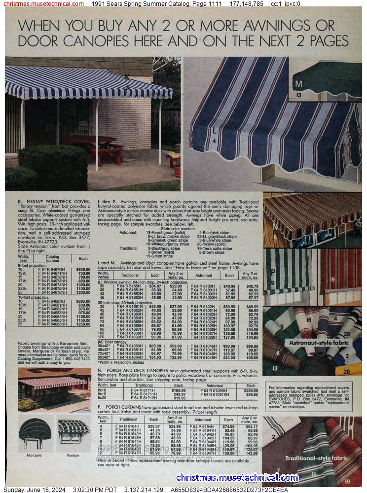 1991 Sears Spring Summer Catalog, Page 1111