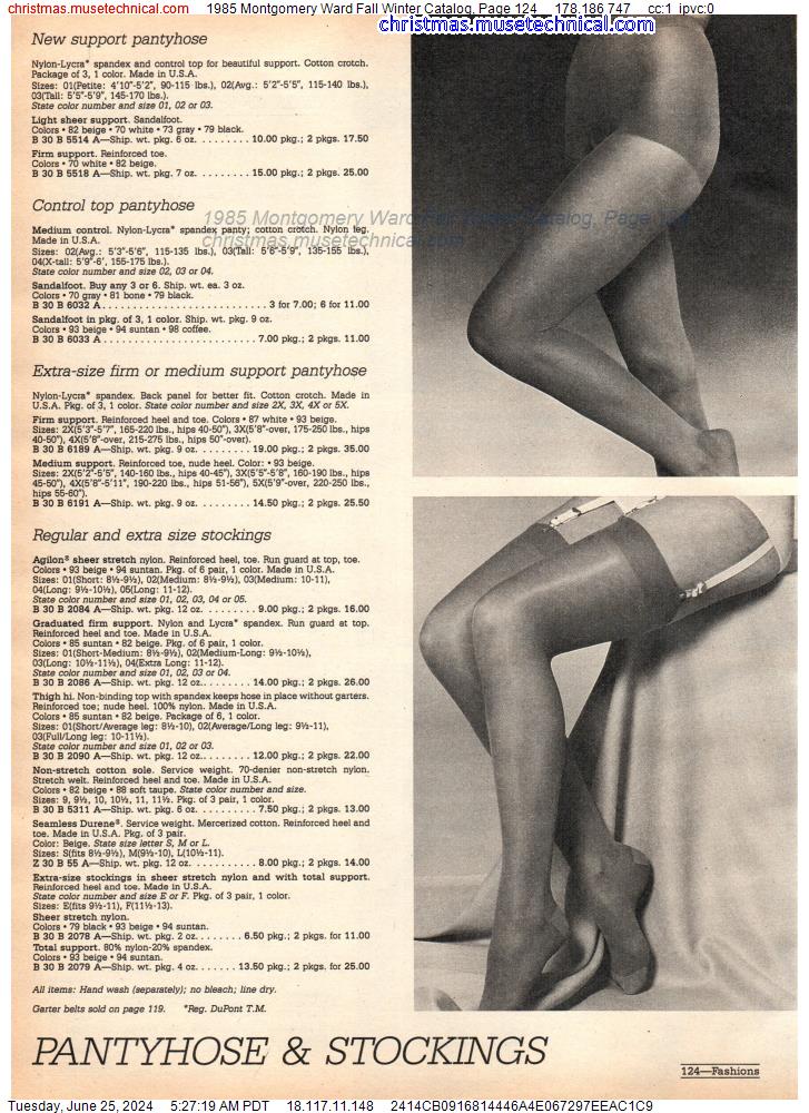 1985 Montgomery Ward Fall Winter Catalog, Page 124