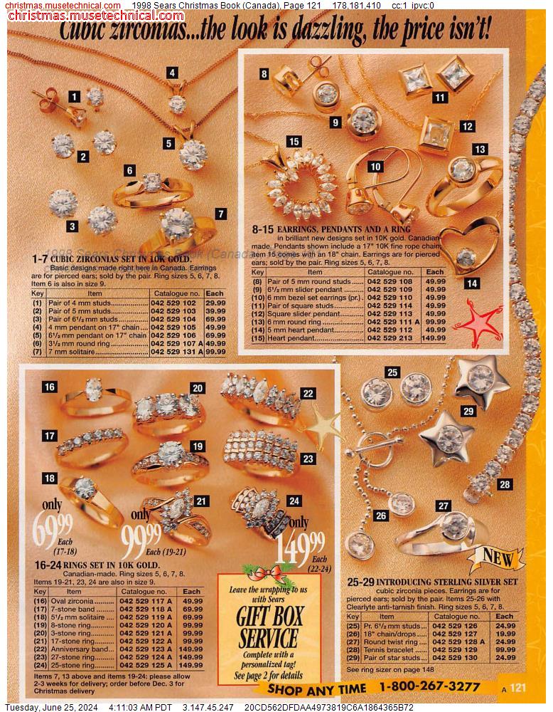 1998 Sears Christmas Book (Canada), Page 121