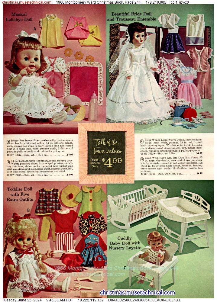 1966 Montgomery Ward Christmas Book, Page 244