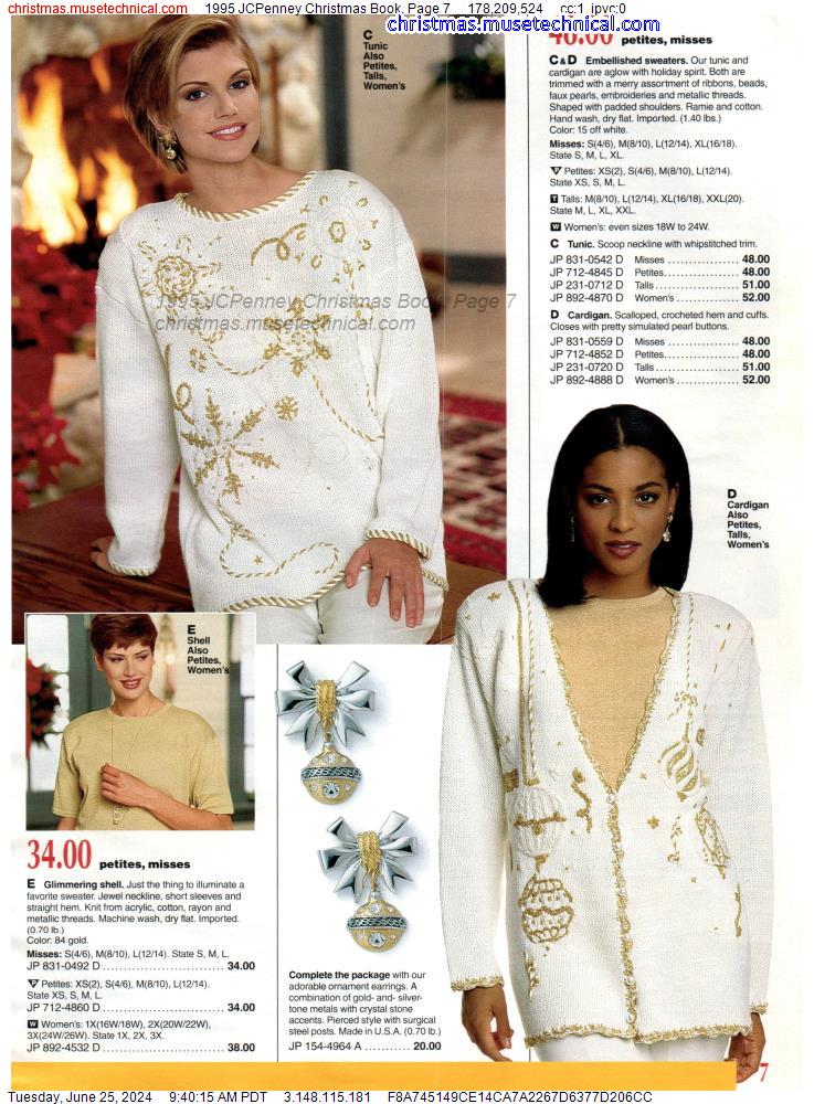 1995 JCPenney Christmas Book, Page 7