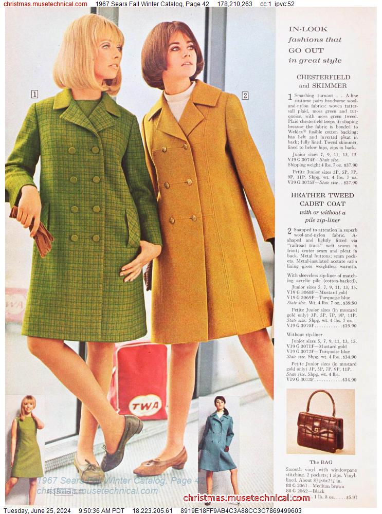 1967 Sears Fall Winter Catalog, Page 42