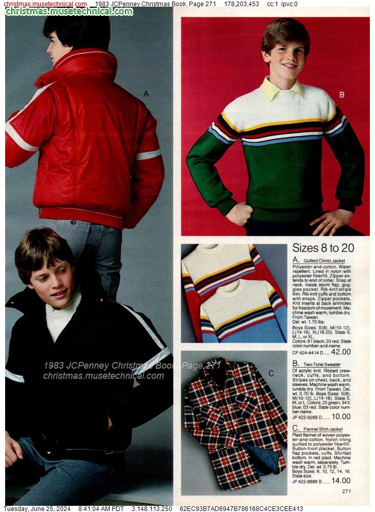1983 JCPenney Christmas Book, Page 271