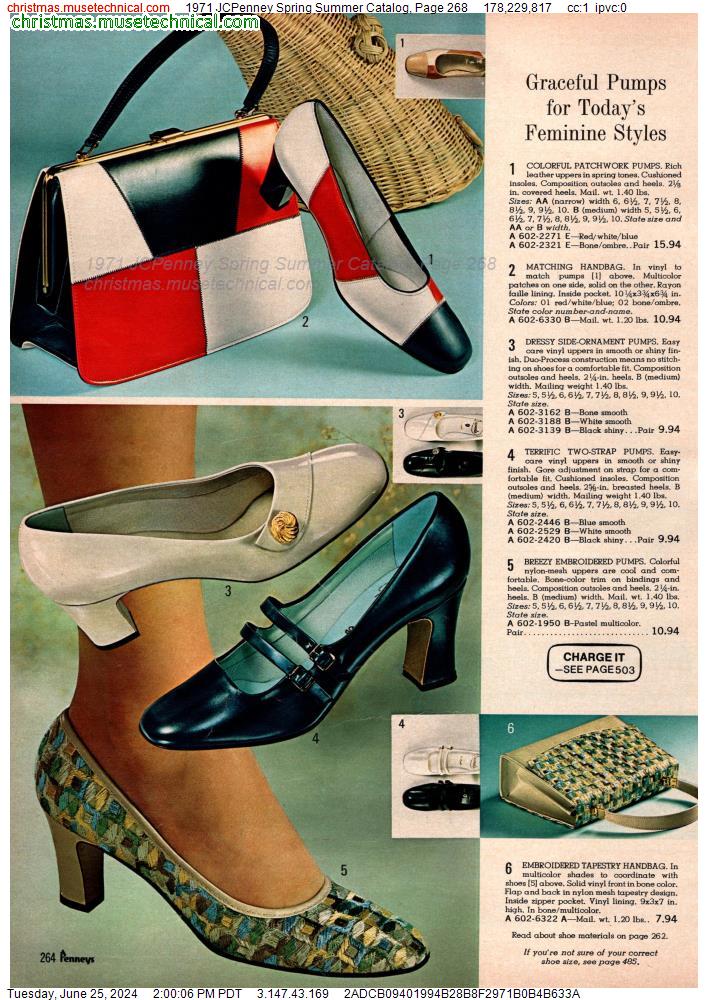 1971 JCPenney Spring Summer Catalog, Page 268