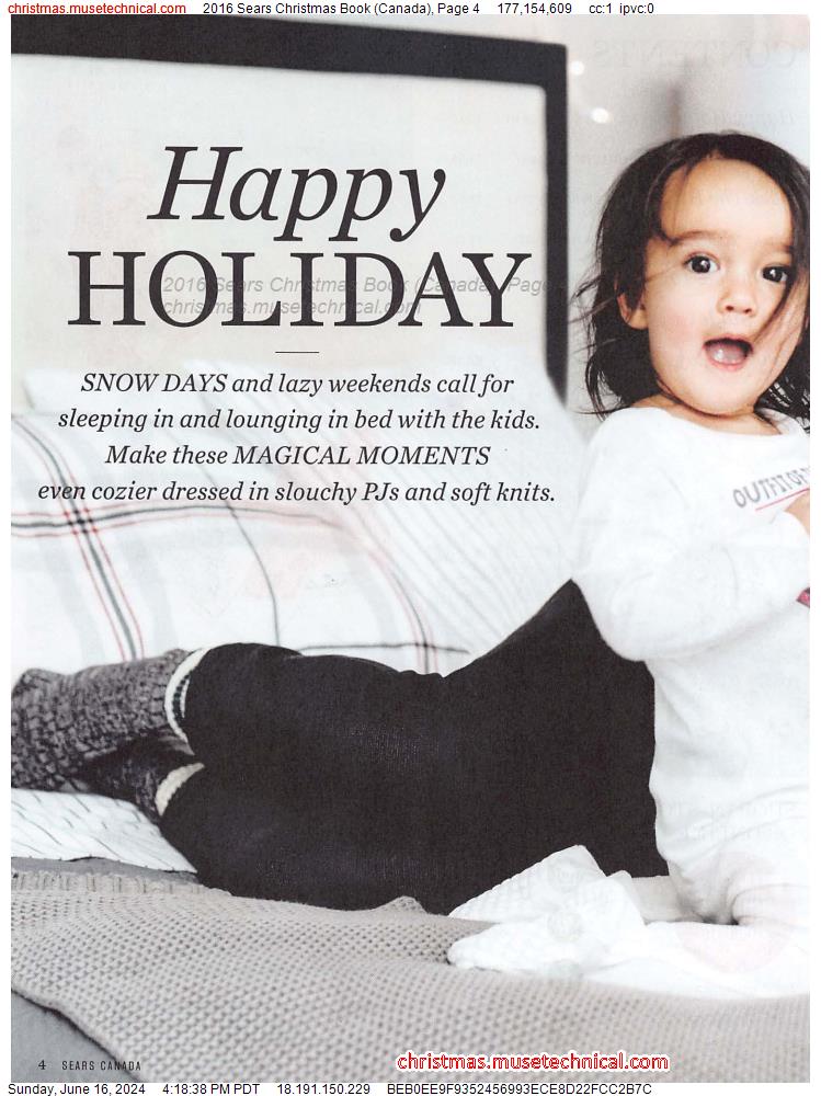 2016 Sears Christmas Book (Canada), Page 4