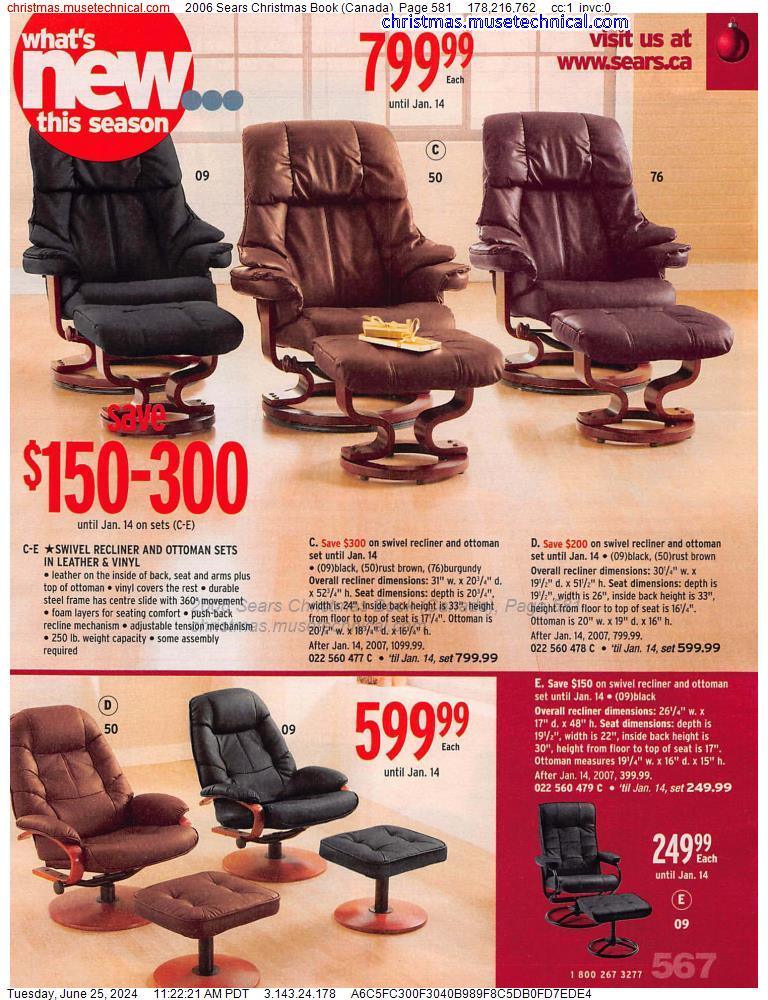 2006 Sears Christmas Book (Canada), Page 581