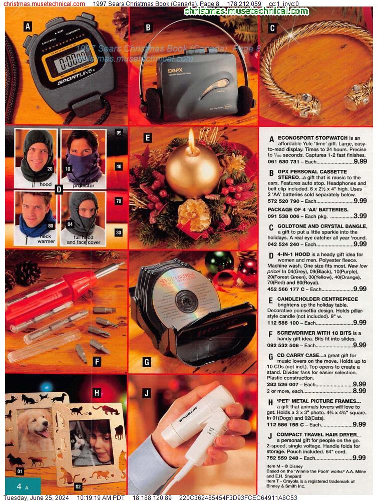 1997 Sears Christmas Book (Canada), Page 8