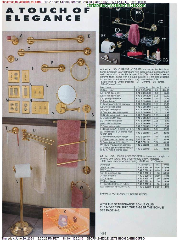 1992 Sears Spring Summer Catalog, Page 1482