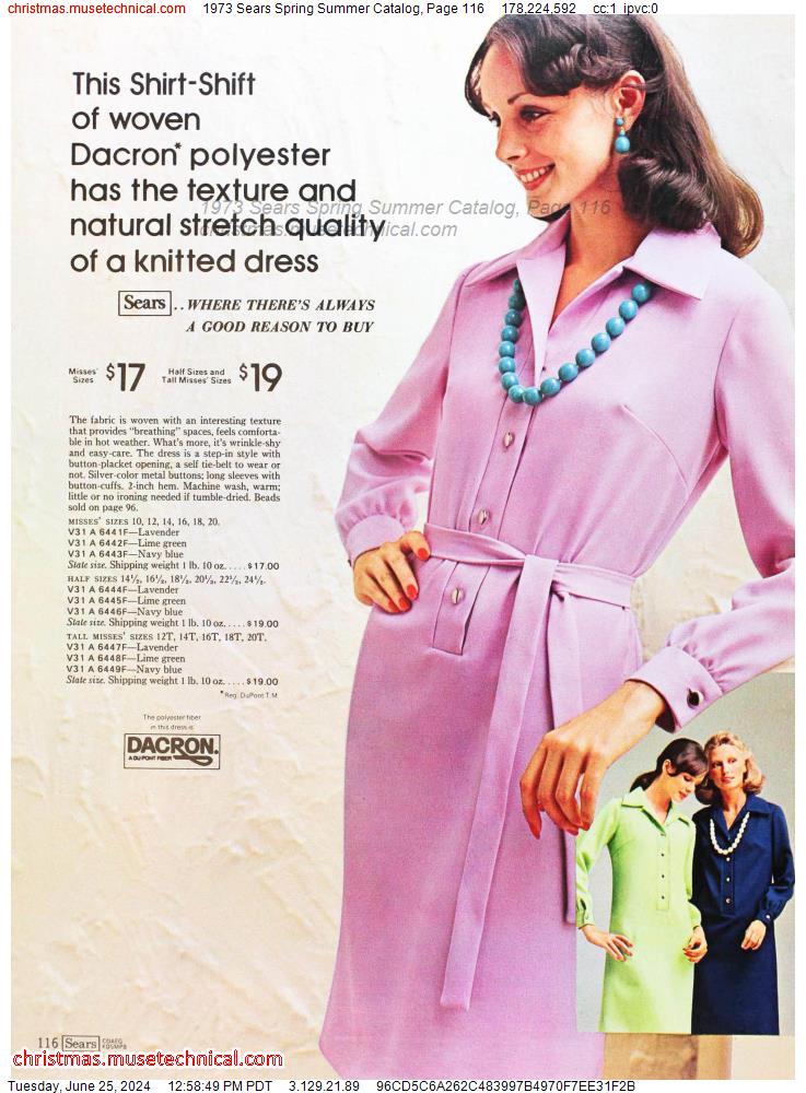 1973 Sears Spring Summer Catalog, Page 116