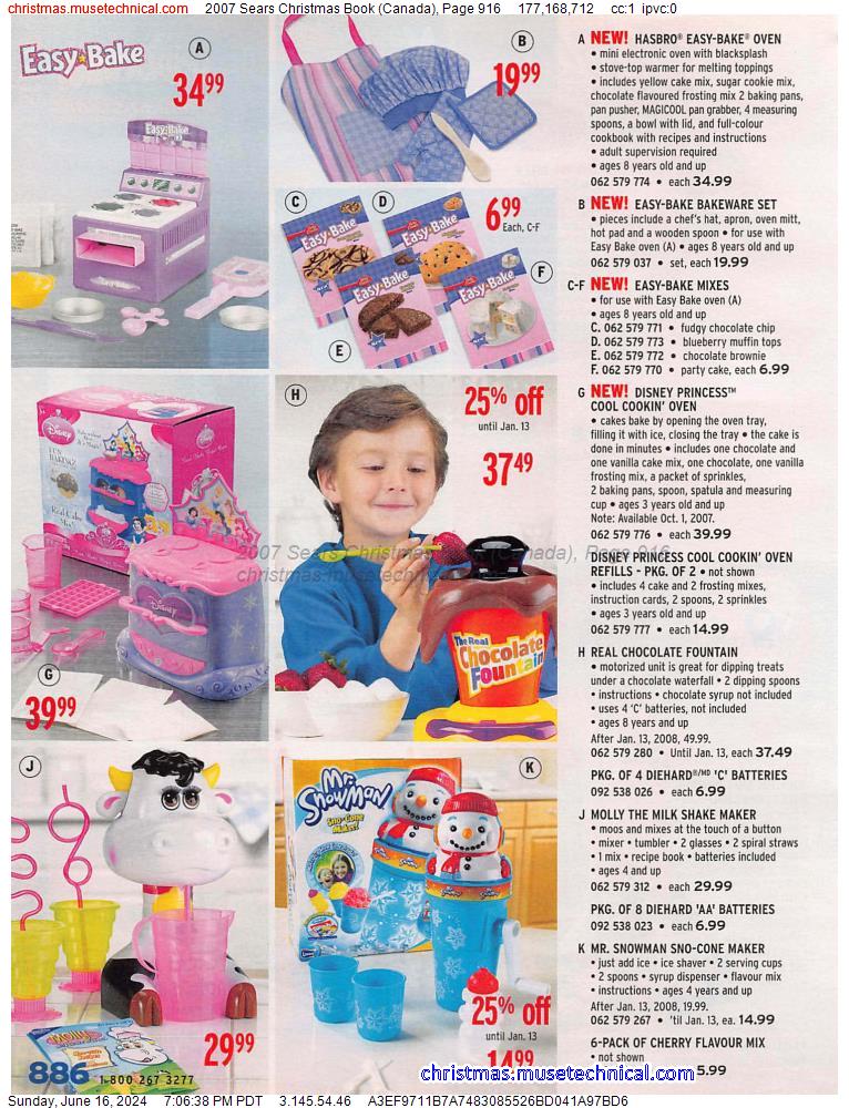 2007 Sears Christmas Book (Canada), Page 916