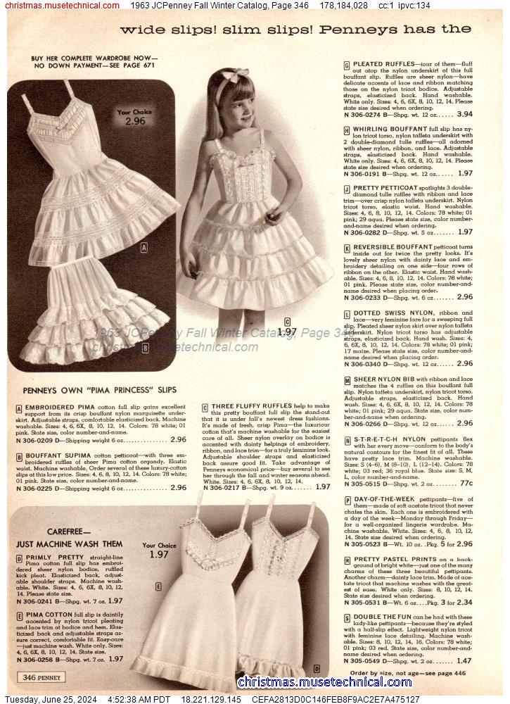 1963 JCPenney Fall Winter Catalog, Page 346