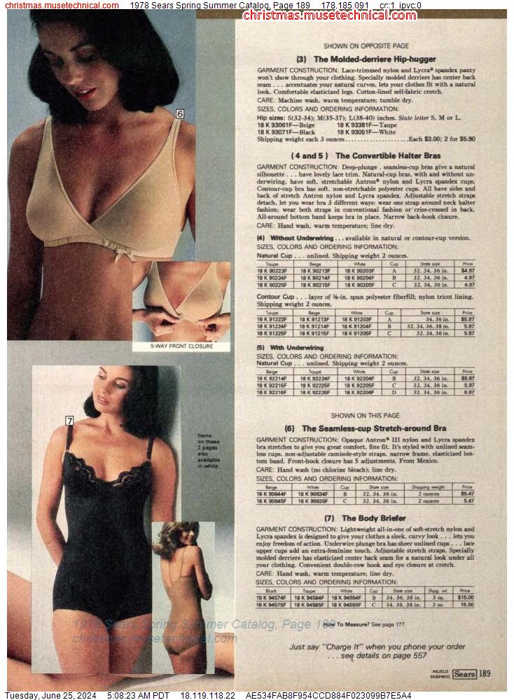 1978 Sears Spring Summer Catalog, Page 189