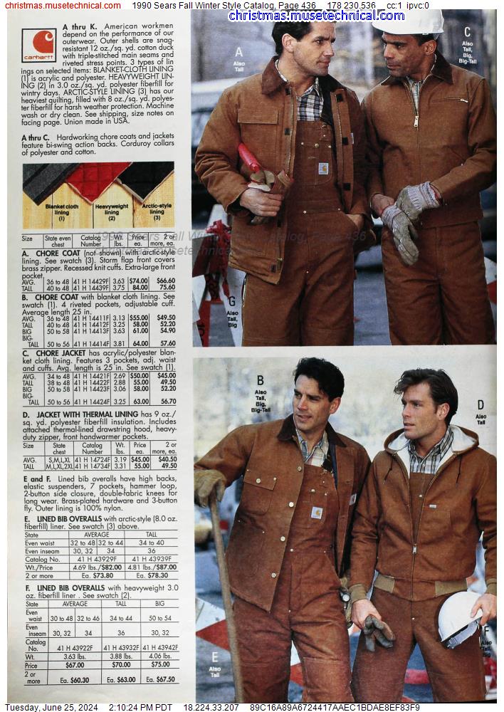 1990 Sears Fall Winter Style Catalog, Page 436