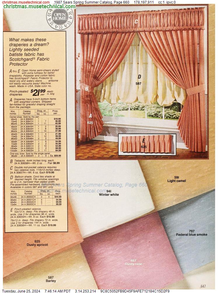 1987 Sears Spring Summer Catalog, Page 660