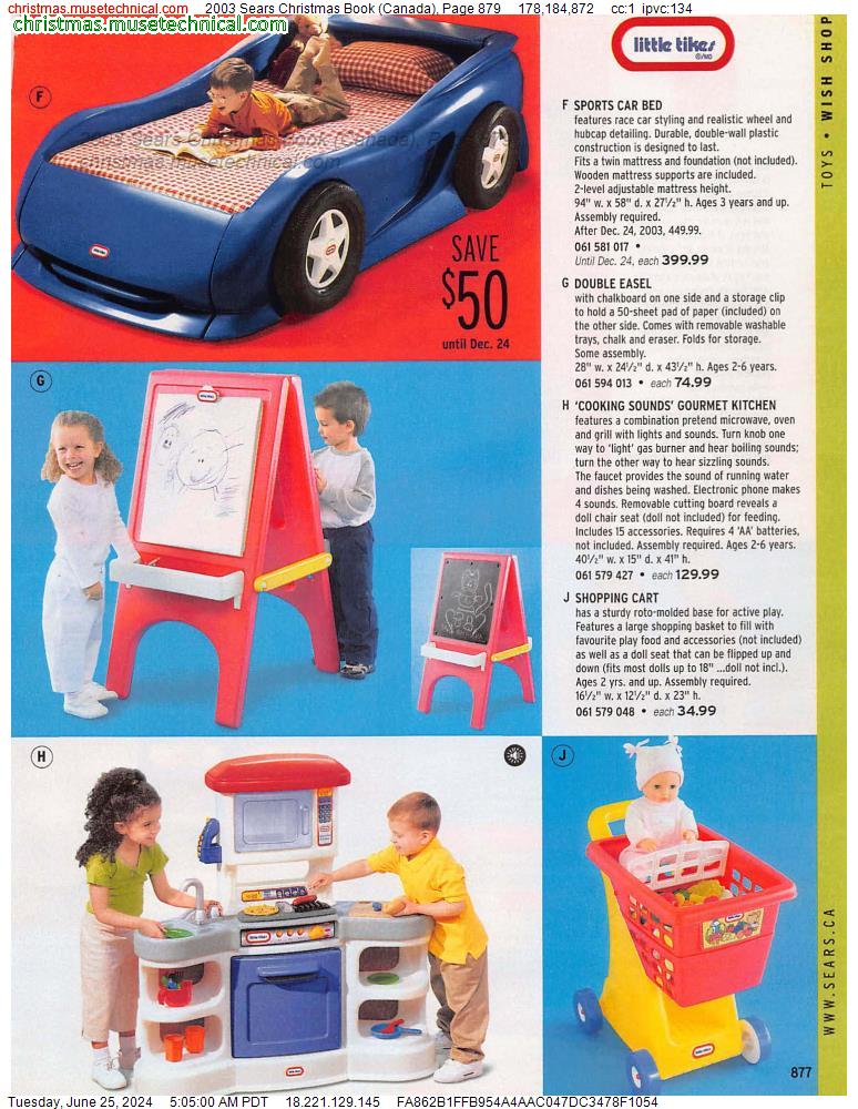 2003 Sears Christmas Book (Canada), Page 879