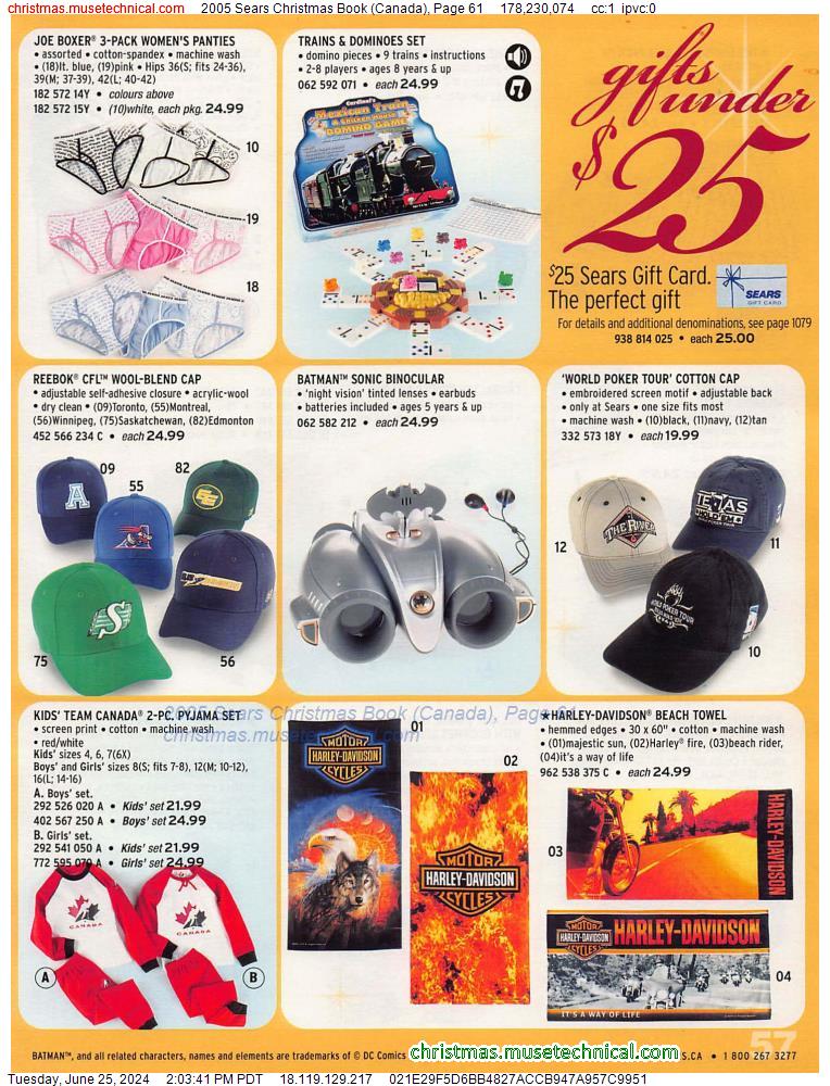 2005 Sears Christmas Book (Canada), Page 61