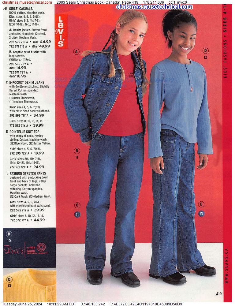 2003 Sears Christmas Book (Canada), Page 419