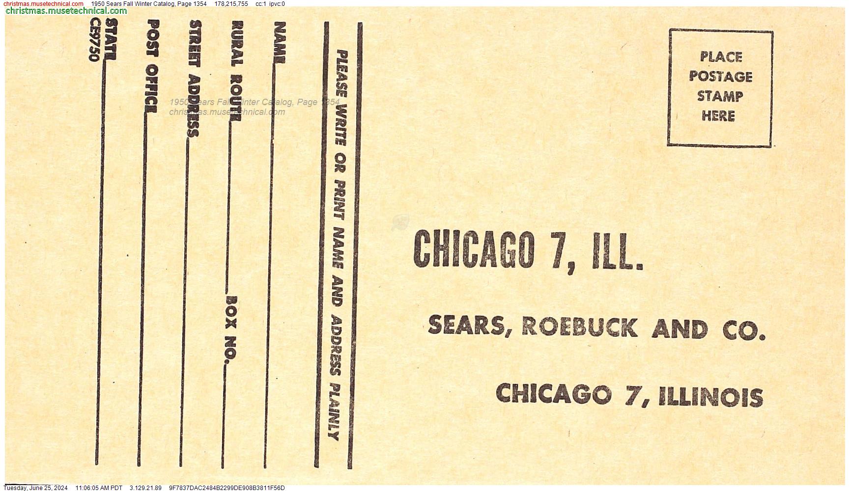 1950 Sears Fall Winter Catalog, Page 1354