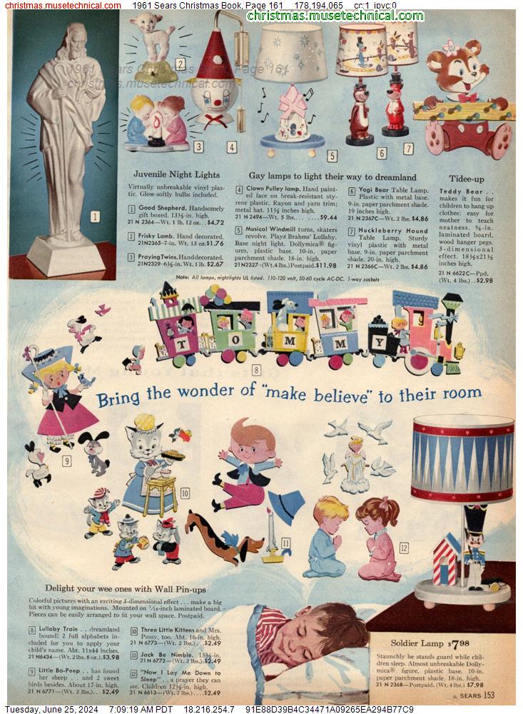1961 Sears Christmas Book, Page 161