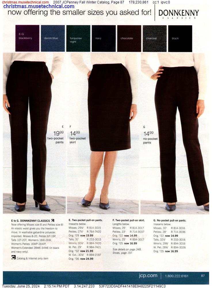 2007 JCPenney Fall Winter Catalog, Page 87