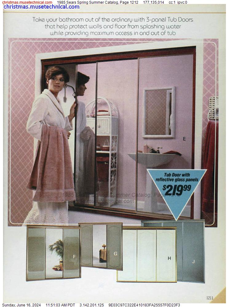 1985 Sears Spring Summer Catalog, Page 1212