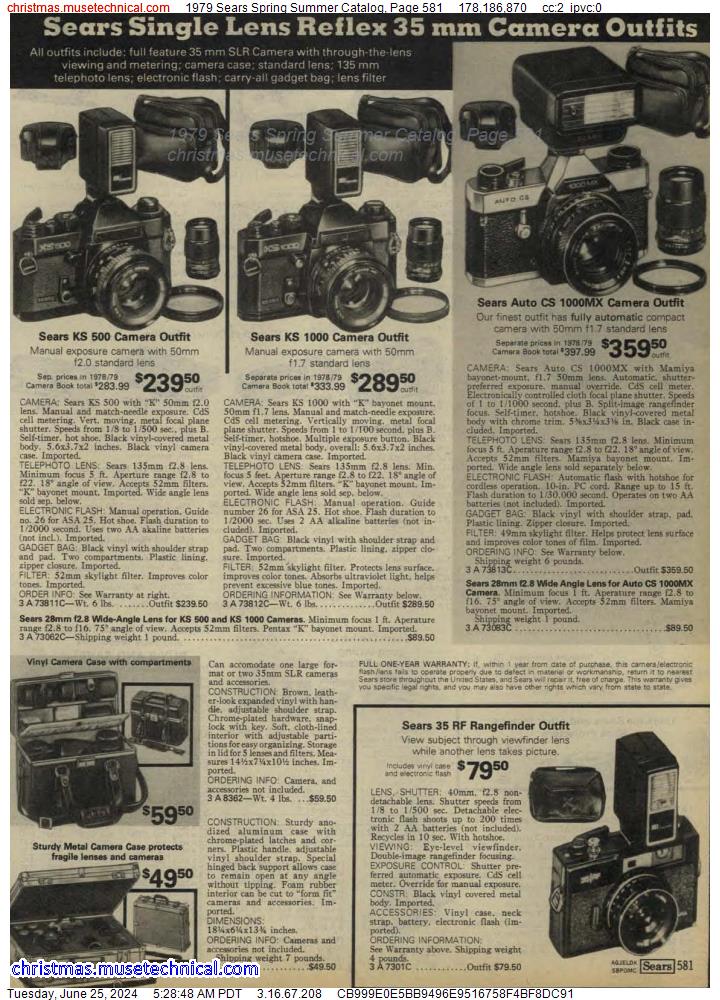 1979 Sears Spring Summer Catalog, Page 581