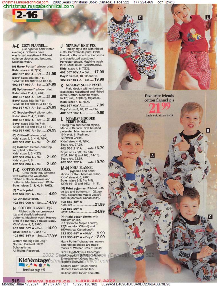 2002 Sears Christmas Book (Canada), Page 522