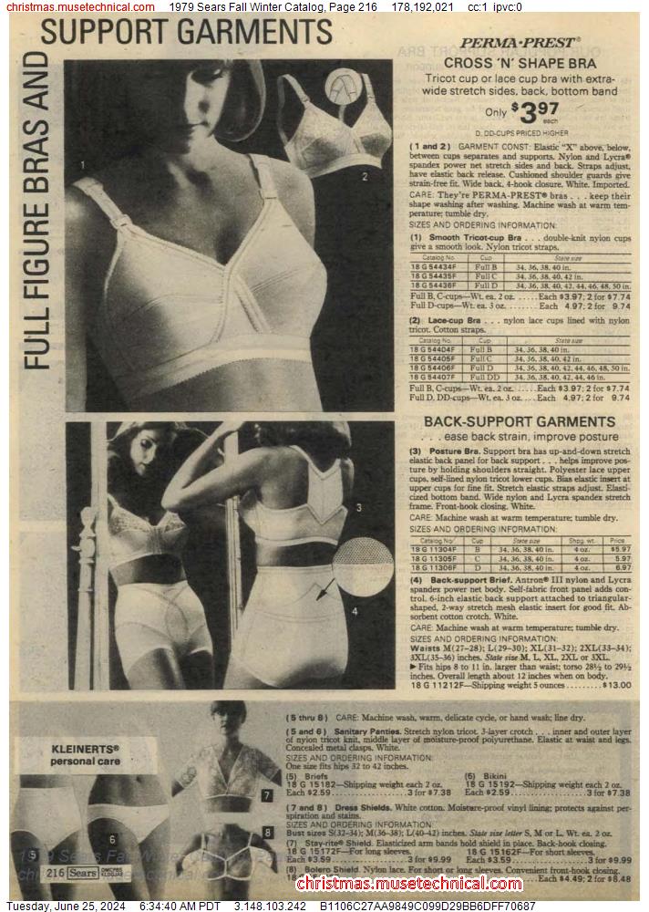 1979 Sears Fall Winter Catalog, Page 216