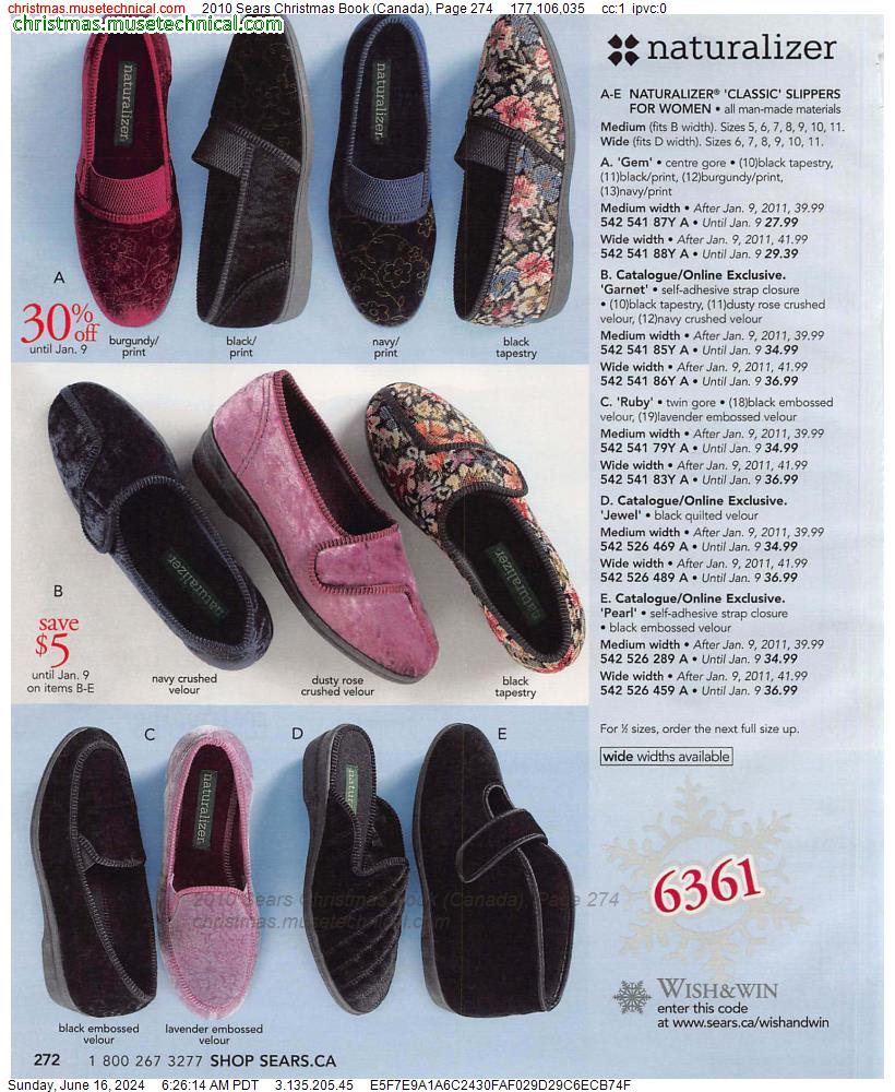 2010 Sears Christmas Book (Canada), Page 274