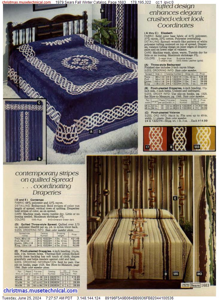 1979 Sears Fall Winter Catalog, Page 1683
