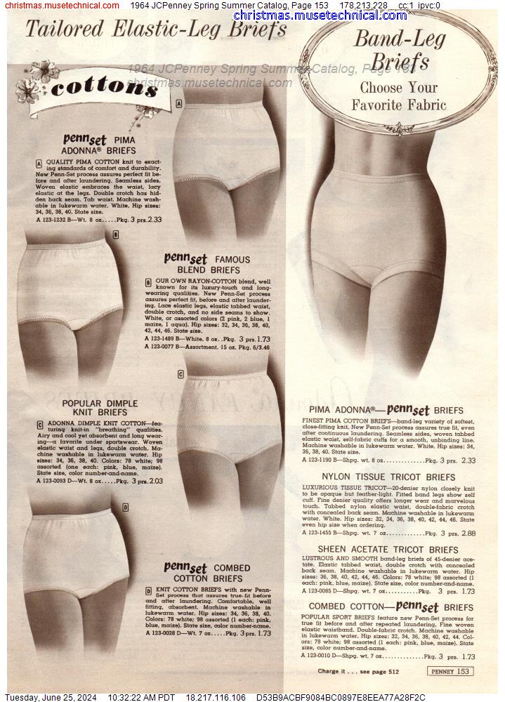 1964 JCPenney Spring Summer Catalog, Page 153