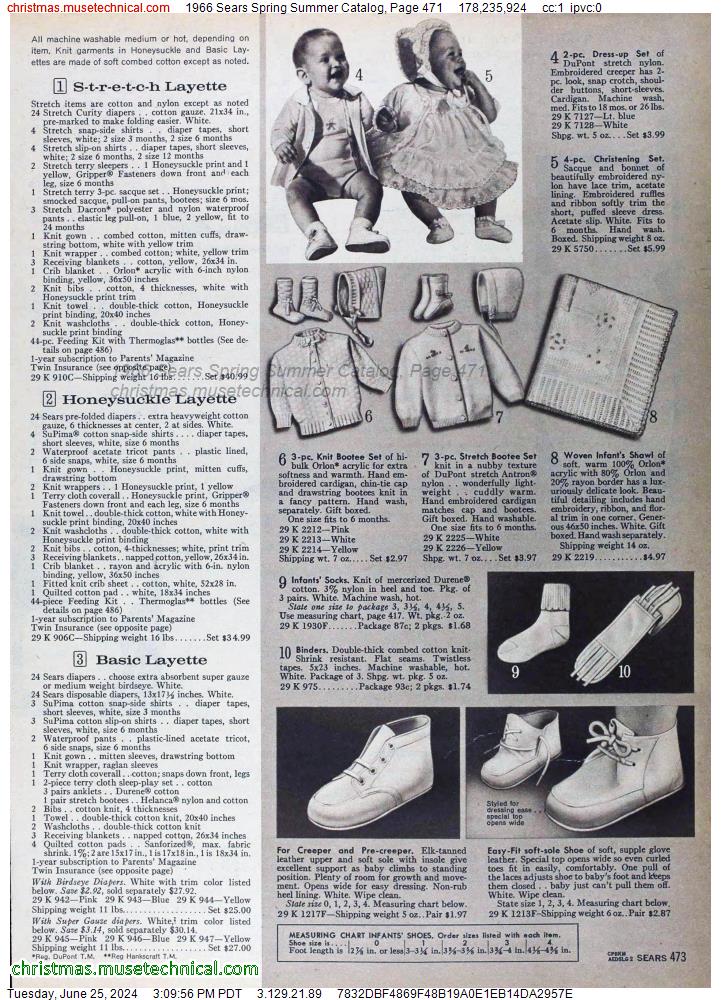 1966 Sears Spring Summer Catalog, Page 471