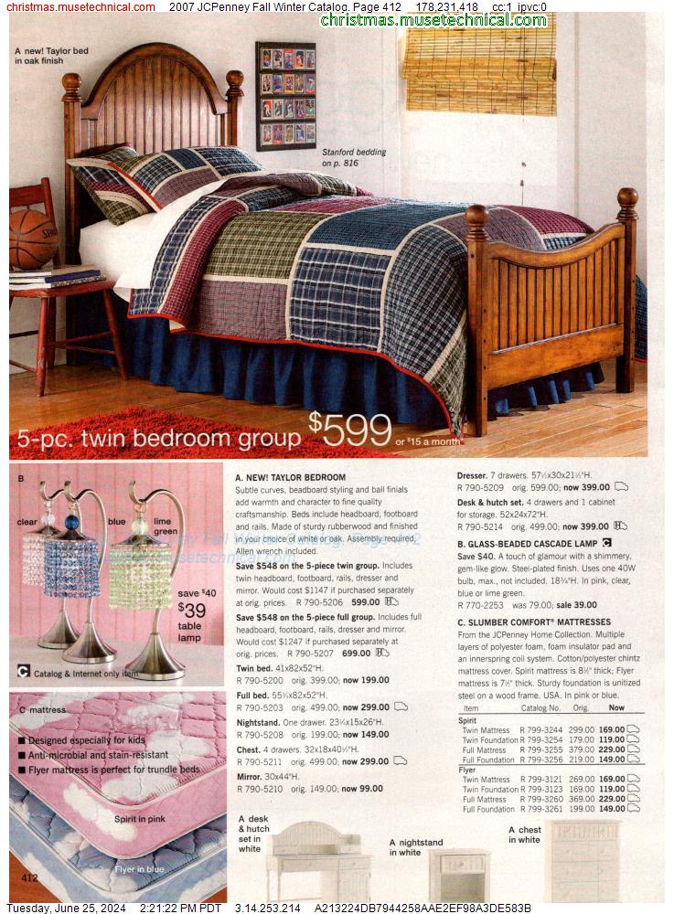 2007 JCPenney Fall Winter Catalog, Page 412