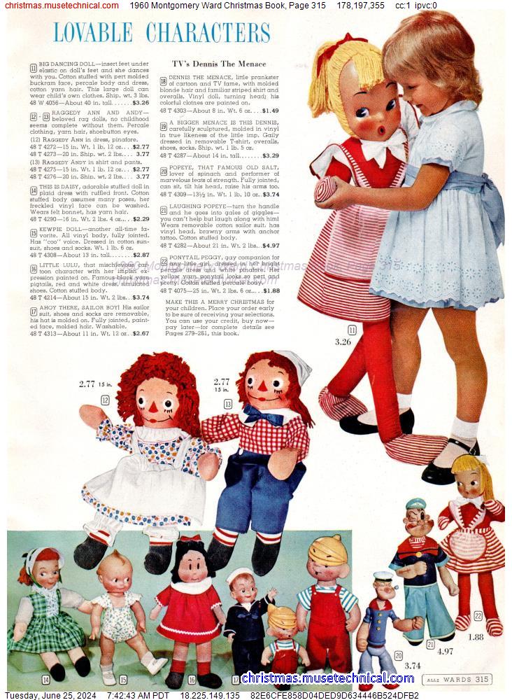 1960 Montgomery Ward Christmas Book, Page 315