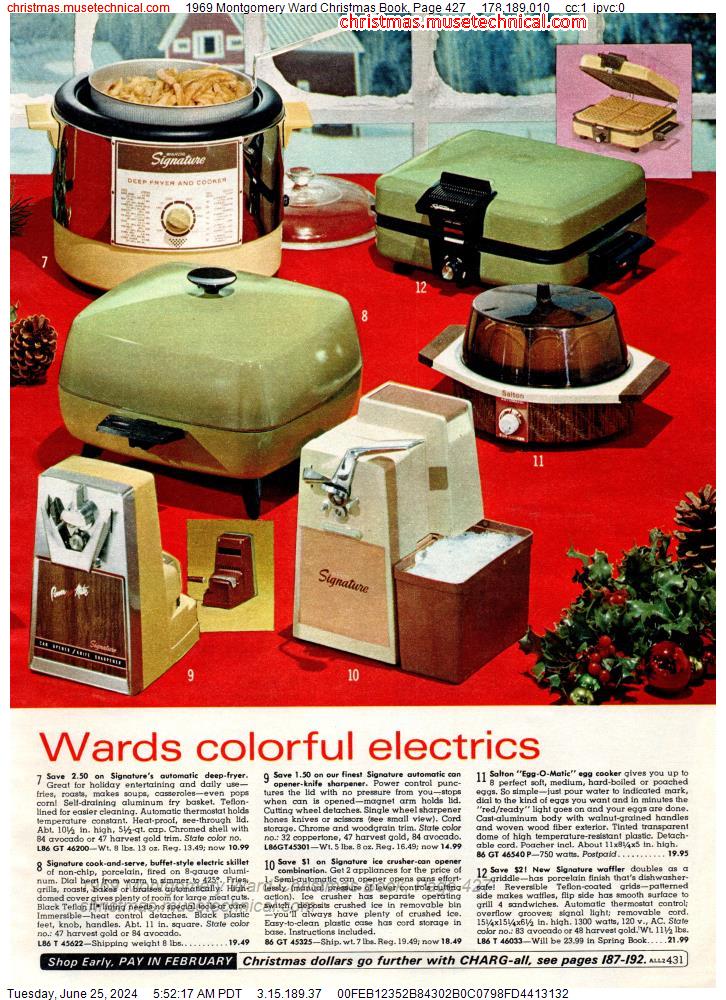 1969 Montgomery Ward Christmas Book, Page 427