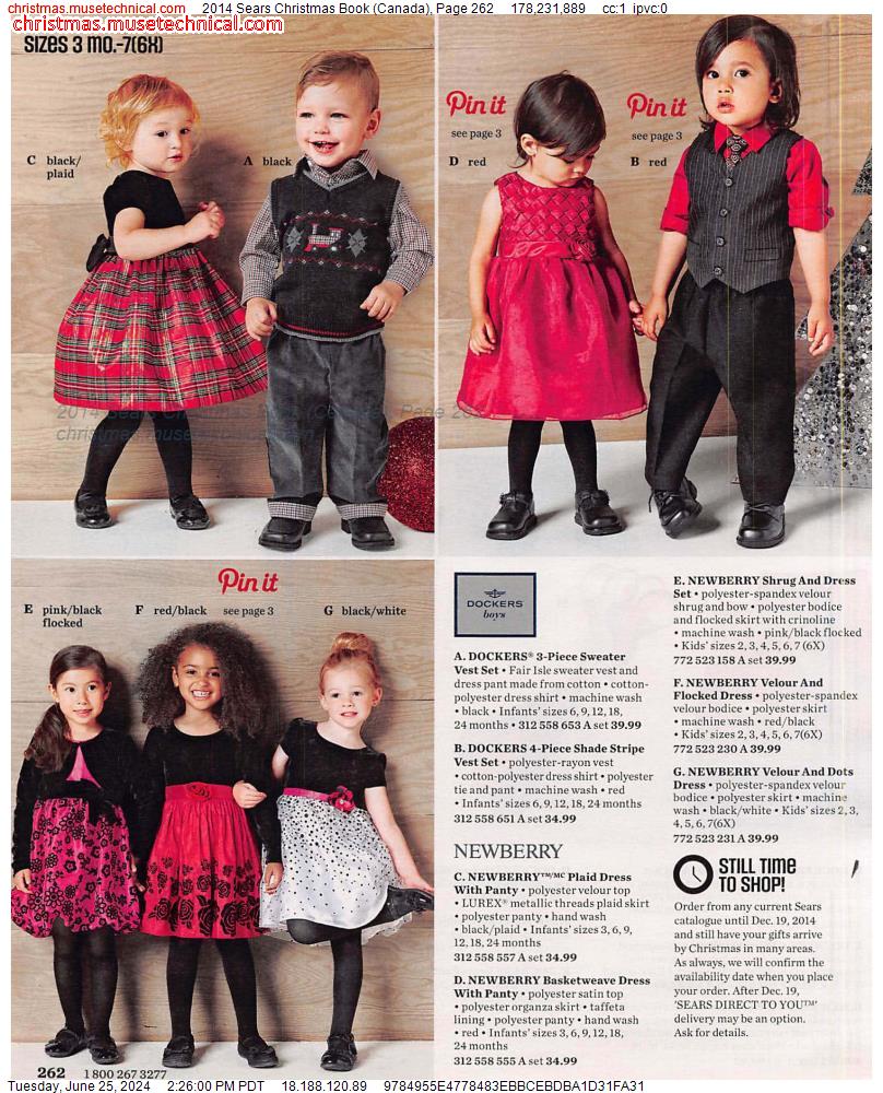 2014 Sears Christmas Book (Canada), Page 262