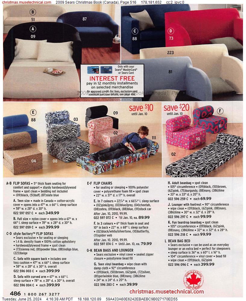 2009 Sears Christmas Book (Canada), Page 516