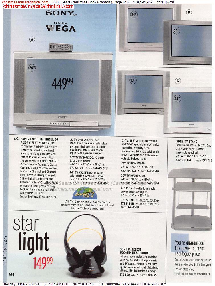2003 Sears Christmas Book (Canada), Page 616