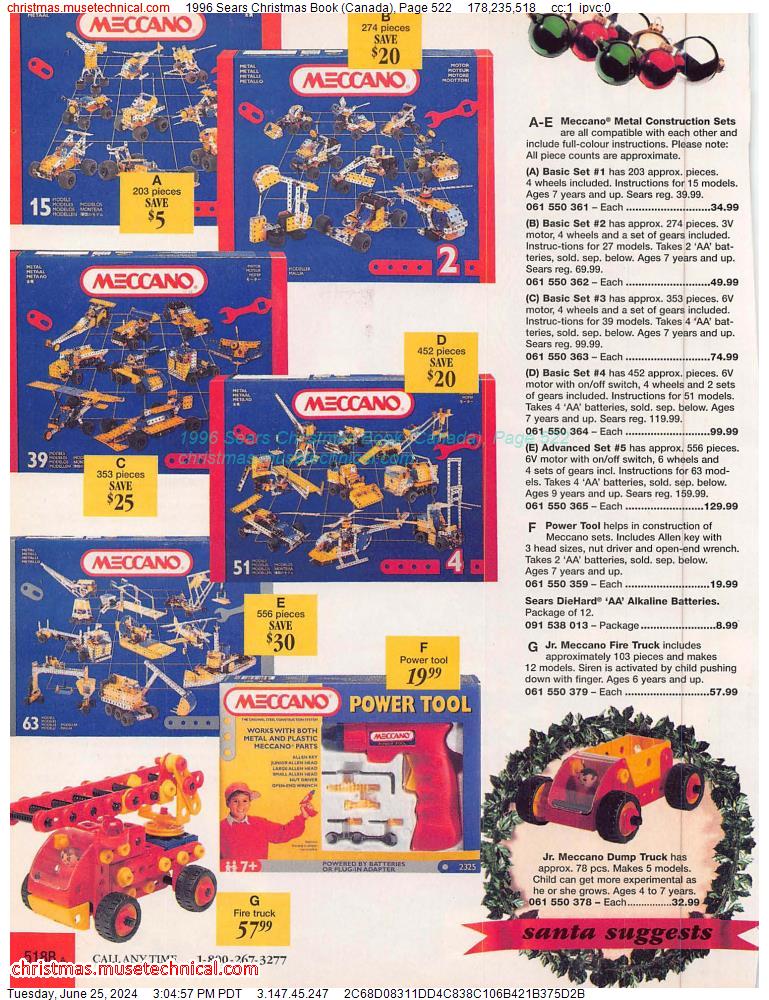 1996 Sears Christmas Book (Canada), Page 522