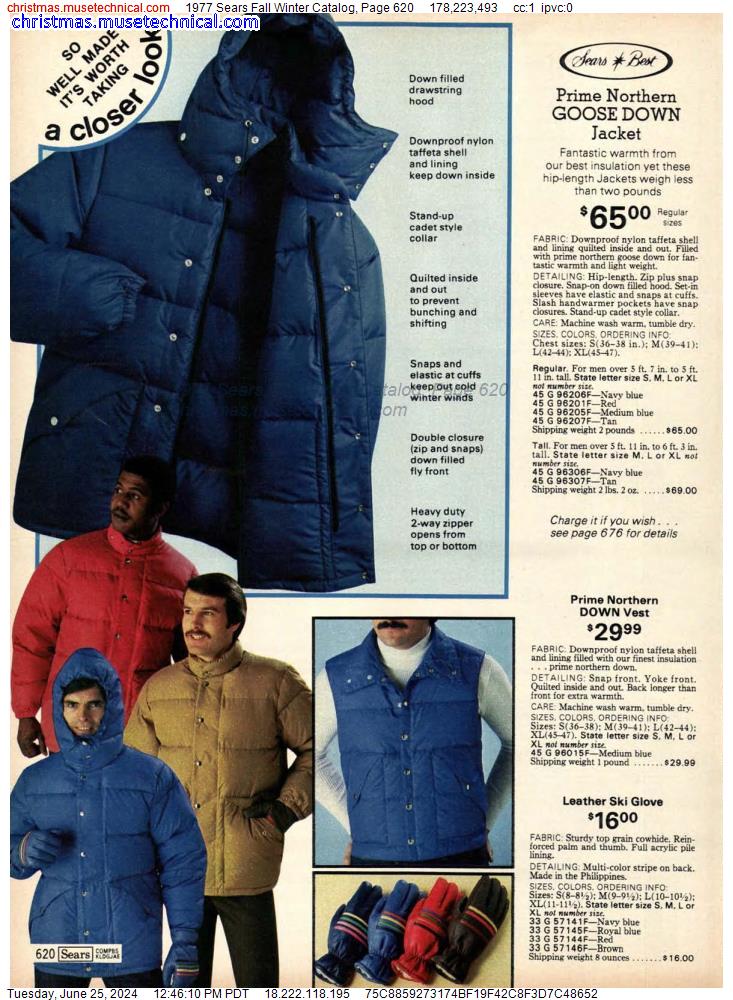 1977 Sears Fall Winter Catalog, Page 620