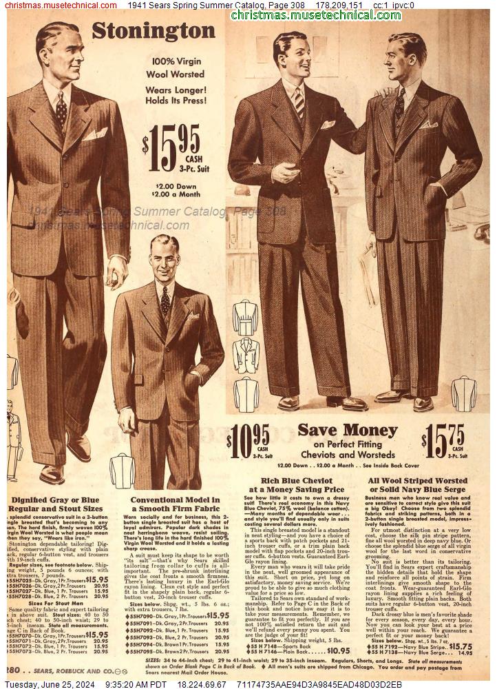 1941 Sears Spring Summer Catalog, Page 308