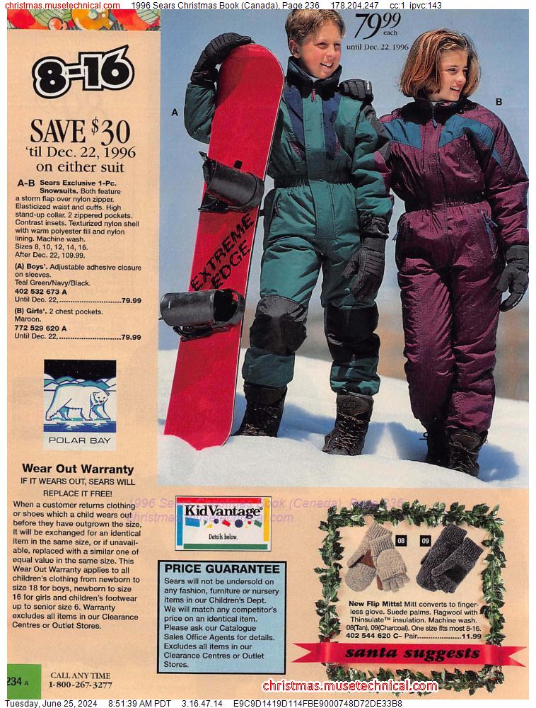 1996 Sears Christmas Book (Canada), Page 236