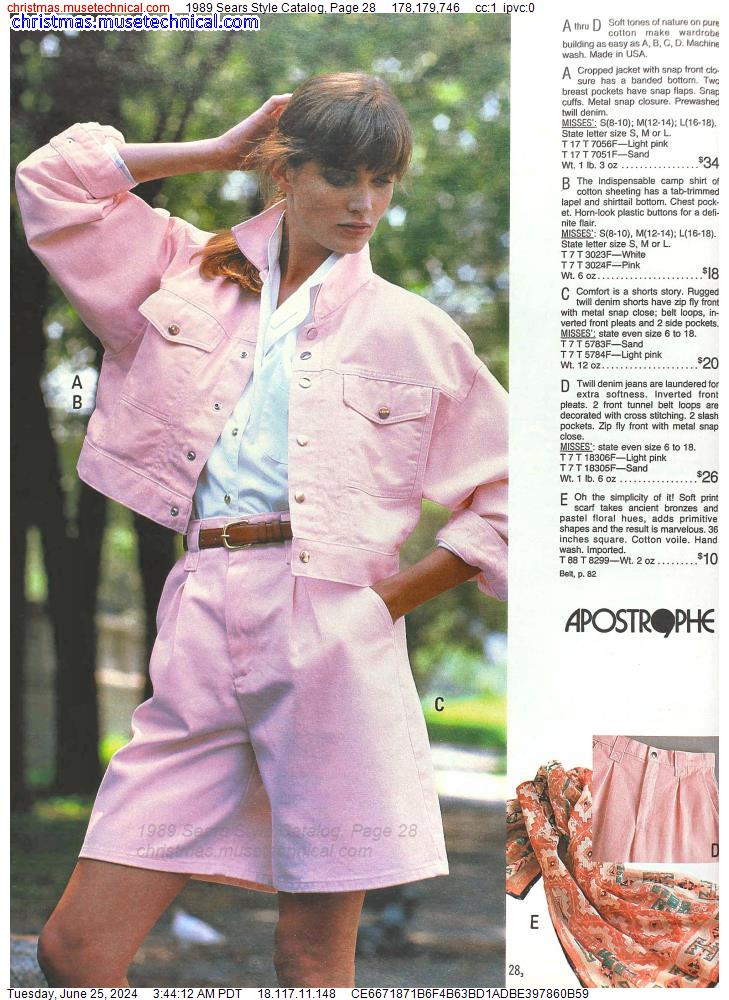 1989 Sears Style Catalog, Page 28
