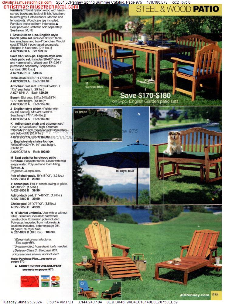 2001 JCPenney Spring Summer Catalog, Page 975