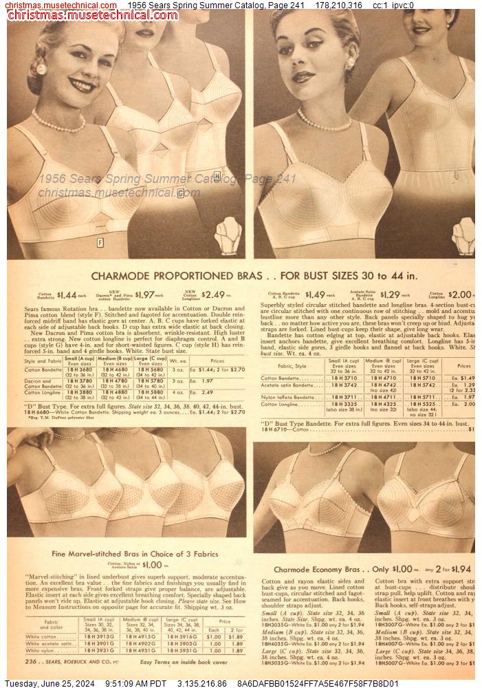 1956 Sears Spring Summer Catalog, Page 241