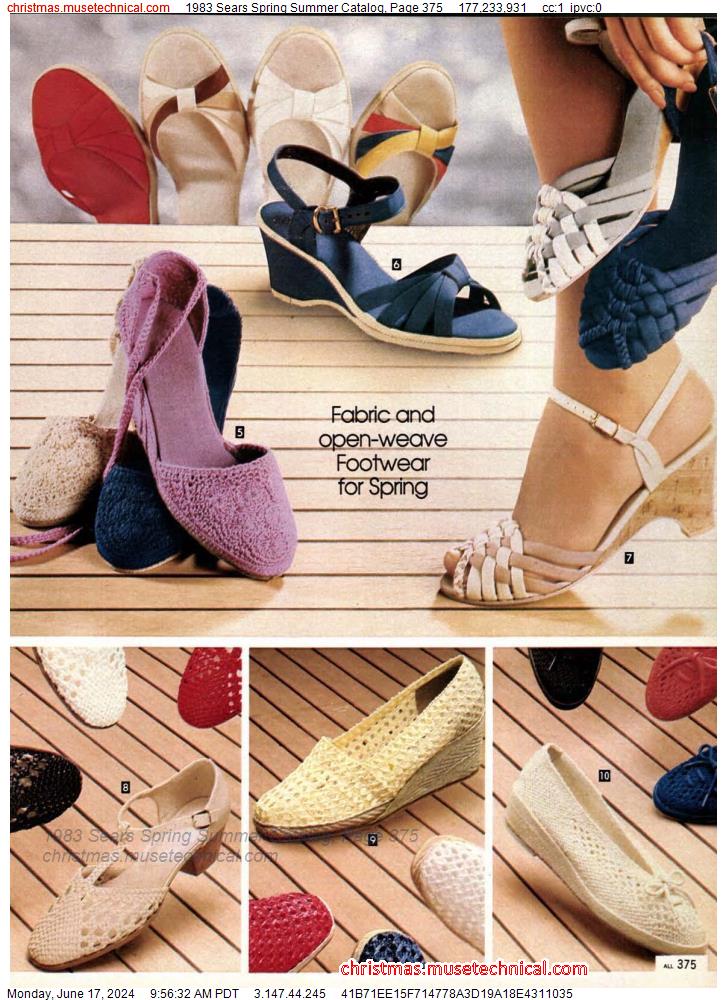 1983 Sears Spring Summer Catalog, Page 375