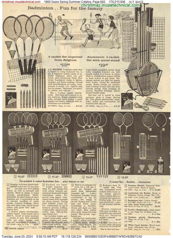 1960 Sears Spring Summer Catalog, Page 682