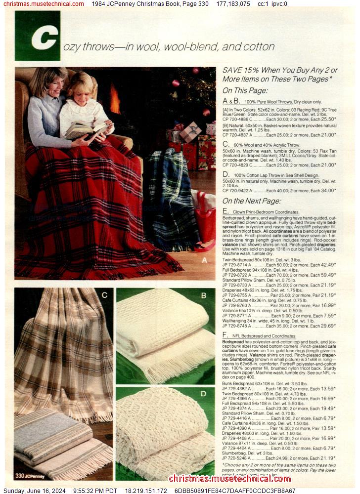 1984 JCPenney Christmas Book, Page 330