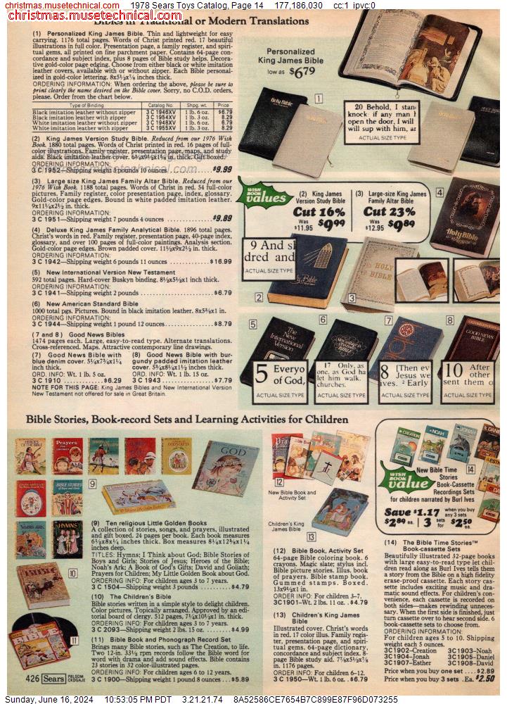 1978 Sears Toys Catalog, Page 14
