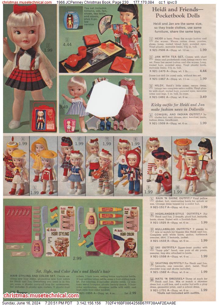 1966 JCPenney Christmas Book, Page 230